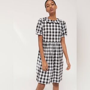 Urban Renewal Black and White Checkered Midi Dress